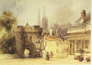 Guillaumeporten, Chartres av William Callow