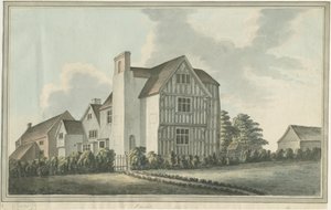 Boscobel House: akvarellmålning, nd [1796] (målning)