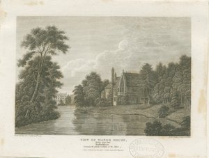 Burton-upon-Trent - Manor House: gravyr, nd [c 1812] (tryck)