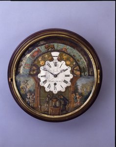 Urtavla, sent 1800-tal, urtavla ca 1770 (mahogny)