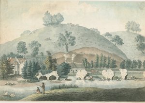 Wolseley Bridge: akvarellmålning, nd [1796-1839]