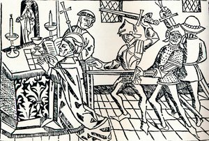Martyrskap av St. Thomas av Canterbury, c1484 av William Caxton
