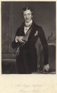 Hans Kungliga Höghet Prins Albert (gravyr) av William Charles (after) Ross