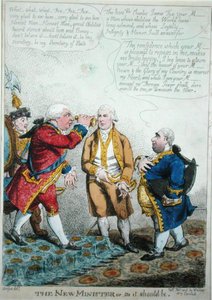 The New Minister or As it Should Be, publicerad februari 1806 (färgad gravyr)