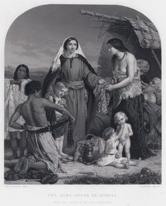 The Alms-Deeds of Dorcas (gravyr) av William Charles Thomas (after) Dobson