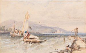 Castle Douglas, Loch Leven, 1849 av Clarkson Frederick Stanfield