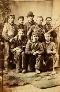 Arbetare från Tredegar Iron Works, Wales