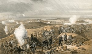 En varm dag i Batteriesswed av William Crimea Simpson