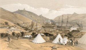 Balaklava, tittar mot havet av William Crimea Simpson