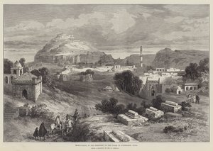 Dowlutabad, i Nizam of Hyderabads territorium, Indien.