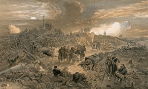 I totonu o le Malakoff, faatasi ai ma toega o le Round Towerswed av William Crimea Simpson