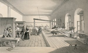 En av avdelningarna på sjukhuset i Scutari av William Crimea Simpson