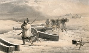 Zouavernas vaktpost före Sebastopol av William Crimea Simpson