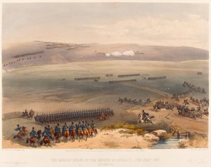 ?Kavalleriaffären i Bulganaks höjder - den första pistolen. 19 sep 1854?, 1855 av William Crimea Simpson