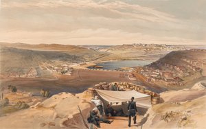 ?The Town Batteries or Interior Fortifications of Sebastopol från den avancerade parallellen av Chapman