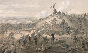 Attacken mot Malakoff av William Crimea Simpson