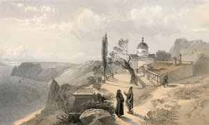 S:t Georgs kloster och Cape Fiolente, i västlig riktning av William Crimea Simpson