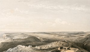 Utsikt från höjderna ovanför Balaklava mot Sebastopol av William Crimea Simpson
