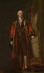 Charles Thorp som överborgmästare i Dublin, ca. 1800. av William Cuming