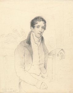 Porträtt av en idrottskonstnär, möjligen W. B. Daniell av William Daniell