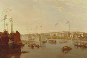 The European Factory, Canton av William Daniell