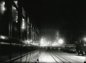Night View nära Times Square, ca 1919-20 av William Davis Hassler