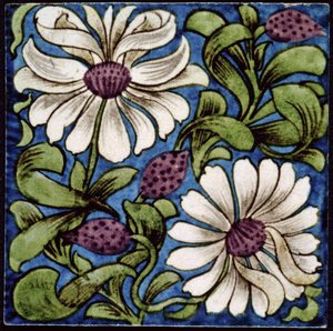Blomkvist, 1880-1890 av William de Morgan