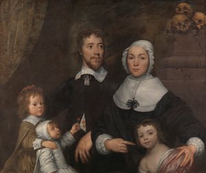 Porträtt av en familj, förmodligen det av Richard Streatfeild
