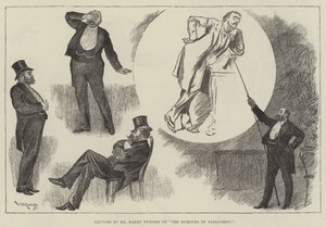 Föreläsning av Mr Harry Furniss om The Humors of Parliament av William Douglas Almond