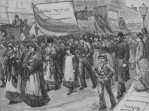 Procession av matchmakers till Westminster, 1892