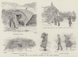 Skisser bland de revolterade torparna i Lewis, Hebriderna av William Douglas Almond