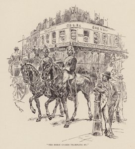 "Hästen vaktar trampande förbi" (gravyr) av William Douglas Almond