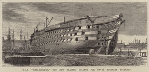 HMS Marlborough, New Training College för sjöingenjörsstudenter av William Edward Atkins