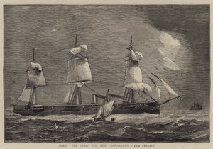HMS Shahen, den nya snabbseglande ångfregatten