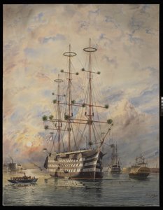HMS Victory (akvarell)