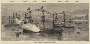 HMY Osborne går in i hamnen av William Edward Atkins
