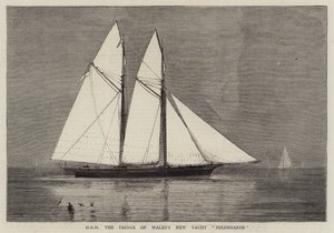 HKH Prinsen av Wales nya yacht Hildegarde av William Edward Atkins