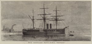 Vår järnklädda marin, HMS Superb av William Edward Atkins