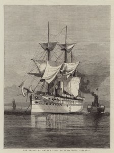 Prinsen av Wales besök i Indien, HMS Serapis