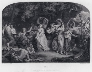 Una (gravyr) av William Edward Frost