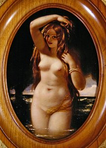 Water Sprite (olja på panel)
