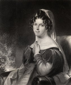 Felicia Dorothea Hemans, na vaneina e W.Holl, mai le 