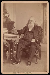 Porträtt av Sidney Breese 1800-1878, före 1878. av William Emory Bowman