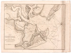 En plan över Charlestown, S.C. av Faden av William Faden
