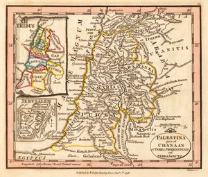 Palestina. Karta