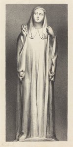 Figur från Peterborough Cathedral av William Fairland after John Flaxman
