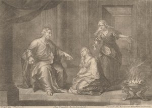 Mary berömd, Martha påtalade av William Faithorne