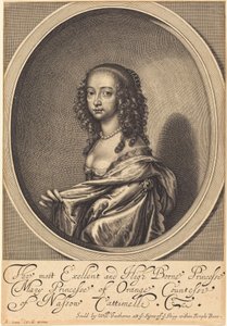 Mary, prinsessan av Orange av William Faithorne after Sir Anthony van Dyck