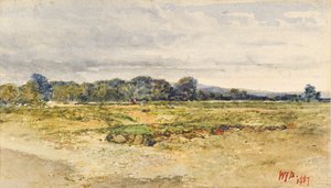 På stranden av sjön Menteith av William Fettes Douglas