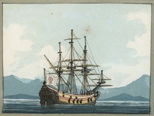 Venetian Galley vid slaget vid Lepanto